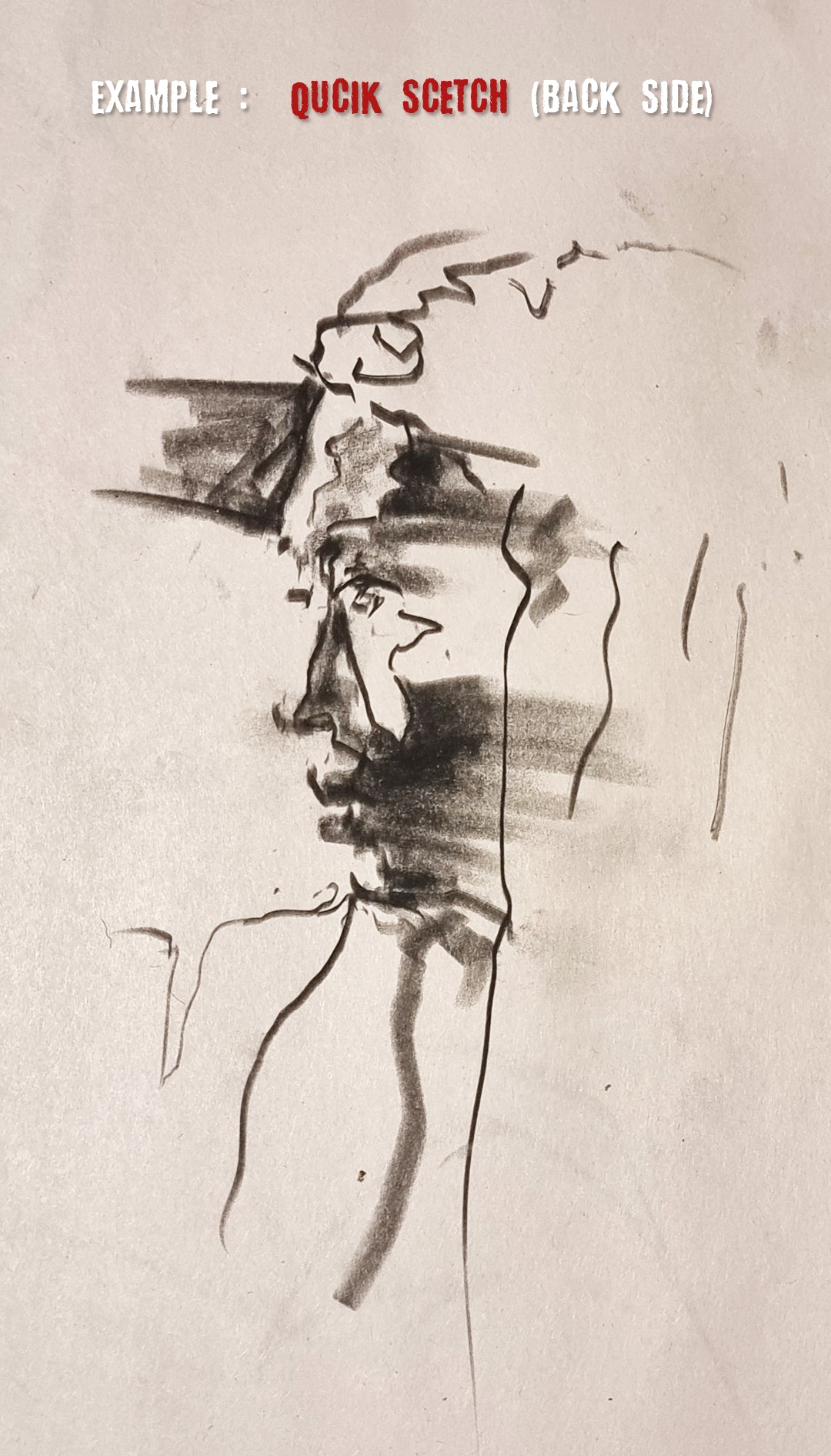 Handwritten postcard invitation (gift for a friend)